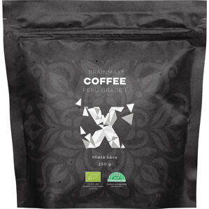 BrainMax Coffee Káva Peru SHG, mletá, BIO, 250 g *CZ-BIO-001 certifikát