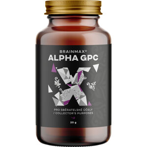 BrainMax Alpha GPC, 20 g, pre zberateľské účely
