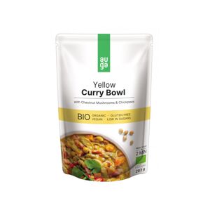 AUGA Bio Yellow Curry Bowl so žltým kari korením, hubami a cícerom, 283g *CZ-BIO-001 certifikát