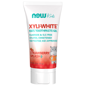 NOW® Foods NOW XyliWhite Strawberry Splash, dětský zubní gel, jahod, 85 g