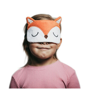BrainMax Detské masky na spanie Farba: Liška Pohodlná detská maska ​​na spanie s motívmi obľúbených rozprávkových postáv.