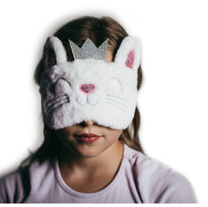 BrainMax Detské masky na spanie Farba: Králíček Pohodlná detská maska ​​na spanie s motívmi obľúbených rozprávkových postáv.