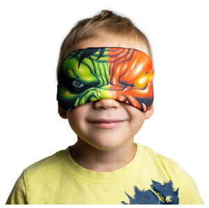 BrainMax Dětské masky na spaní Farba: Hulk Pohodlná detská maska ​​na spanie s motívmi obľúbených rozprávkových postáv.