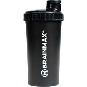 BrainMax plastový shaker (šejker), čierny, 700 ml
