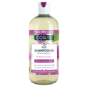 COSLYS - Šampón pre mastné vlasy lopúch a jujuba, 500 ml *CZ-BIO-001 certifikát