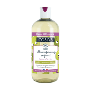 COSLYS - Detský prírodný šampón jablko a hruška, 500 ml *CZ-BIO-001 certifikát