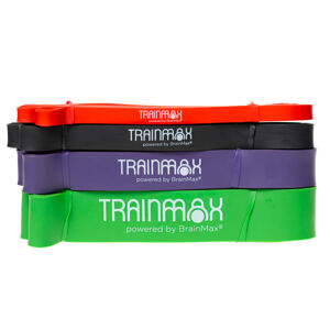 TrainMax odporové gumy, 4 ks Set gúm na posilňovanie celého tela