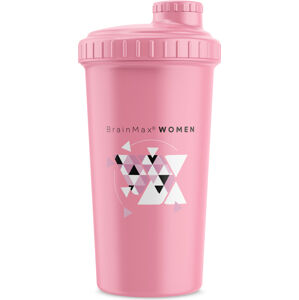 BrainMax Women plastový shaker (šejker), 700 ml Farba: Růžová