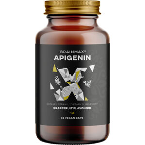 BrainMax Apigenin, 300 mg, 60 kapslí Prírodná látka s upokojujúcimi účinkami, podpora kvalitného hlbokého spánku, doplnok stravy