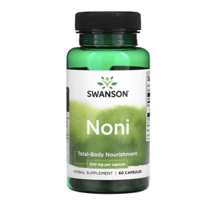 Swanson Noni, morinda barvířská, 500 mg, 60 kapslí Výživový doplnok