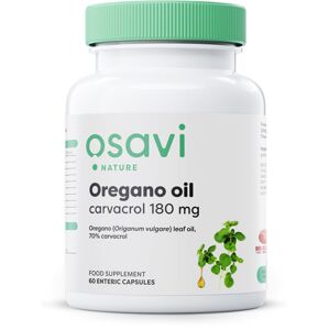 Osavi Oregano Oil Carcacrol, 180 mg, 60 enterosolventních softgel kapslí Výživový doplnok