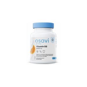 Osavi Vitamín D3, 2000 IU, 60 softgelových kapslí Výživový doplnok