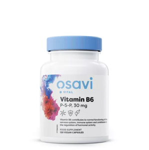 Osavi Vitamin B6 (P-5-P), 30 mg, 60 rostlinných kapslí Výživový doplnok