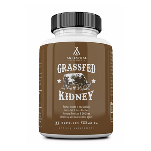 Newtraceuticals Ancestral Supplements, Grass-fed Kidney, zdraví ledvin, 180 kapslí, 30 dávek Výživový doplnok