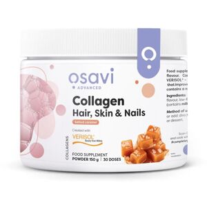 Osavi Collagen Hair, Skin & Nails, Salted Caramel, kolagen prášek zdravé vlasy, pleť a nehty, slaný karamel, 150 g Výživový doplnok