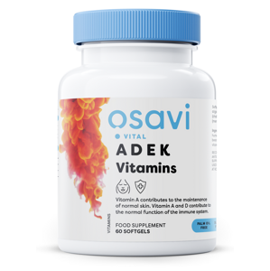 Osavi Vitamíny ADEK, 60 softgel kapslí Výživový doplnok
