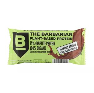 The Barbarian Proteinová Tyčinka Organic Chocolate Coated Almond & Baobab, 68 g Proteín Bar