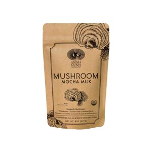 Anima Mundi Mushroom Mocha Milk, mléko dlouhověkosti, 227 g Výživový doplnok