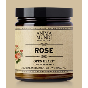 Anima Mundi Rose, Růže, prášek, 71 g Výživový doplnok