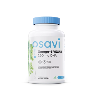 Osavi Omega-3 VEGAN, 250 mg DHA, 120 rostlinných kapslí doplnok stravy