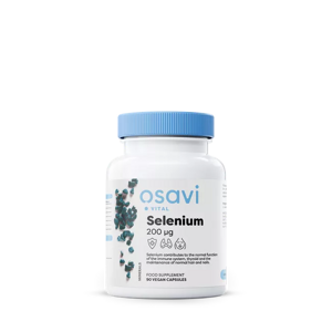 Osavi Selenium, Selen, 200 μg, 90 rostlinných kapslí doplnok stravy