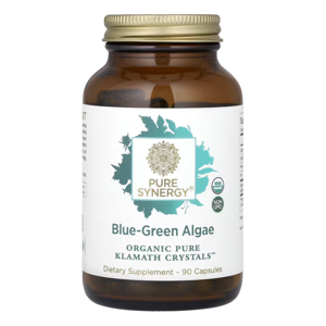 Pure Synergy Blue-Green Algae, modrozelené řasy, 90 rostlinných kapslí Výživový doplnok