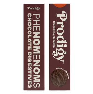 Prodigy Phenomenoms Chocolate Digestive Biscuits, čokoládové sušenky na trávení, 128 g