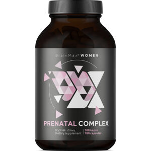 BrainMax Prenatal Complex, komplex vitamínov pre tehotné ženy Počet kapsúl: 180 kapslí 30 jedinečných živín pre potreby žien pred otehotnením, počas tehotenstva aj počas dojčenia.
