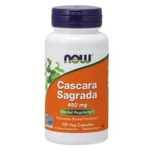 NOW® Foods NOW Cascara Sagrada (Rešetliak), 450 mg, 100 kapsúl