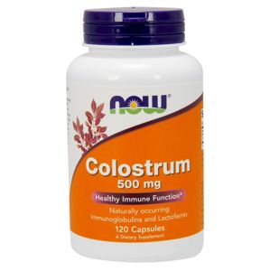 NOW® Foods NOW Colostrum (kolostrum) 500 mg, 120 rostlinných kapslí