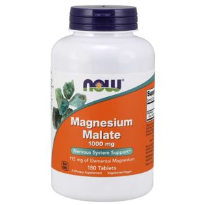 NOW® Foods NOW Magnesium Malate, 180 tabliet