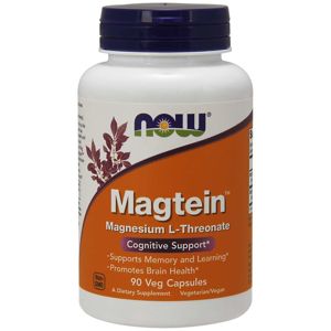 NOW® Foods NOW Magtein Magnesium (horčík L-treonát), 90 rastlinných kapsúl