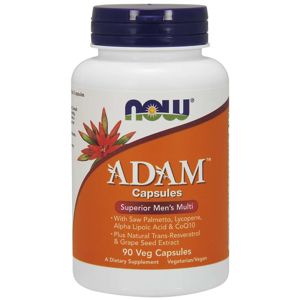 NOW® Foods NOW Adam, Multivitamín pre mužov, 90 rastlinných kapsúl