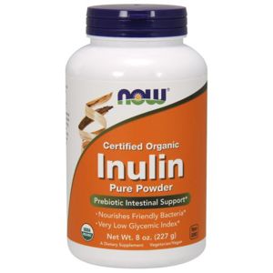NOW® Foods NOW Organický Inulín, čistý prášok, 227 g