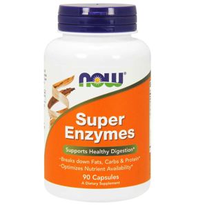 NOW® Foods NOW Super Enzymes, komplexné tráviace enzýmy, 90 kapsúl
