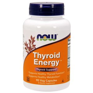 NOW® Foods NOW Thyroid Energy (Štítna žľaza), 90 rastlinných kapsúl