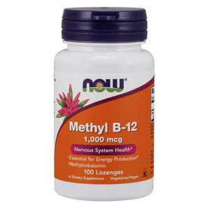 NOW® Foods NOW Methyl B12, 1000 ug, 100 pastiliek