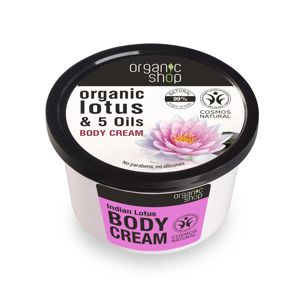 Organic Shop - Tělový krém Indiánský lotos, 250 ml