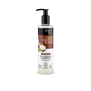 Organic Shop - Tropický kokosový hydratační šampon s bambuckým máslem, 280 ml