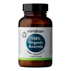 Viridian Acerola 50g Organic *CZ-BIO-001 certifikát