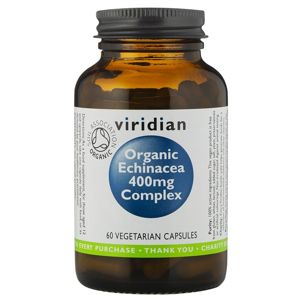 Viridian Echinacea 400mg Complex 60 kapsúl Organic *CZ-BIO-001 certifikát