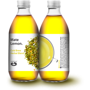 Oxalis Mate Lemon - Cold Brew Herbal Blend, 330 ml