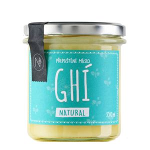 NATU - Prepustené maslo Ghí natural, 350ml
