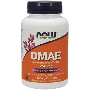 NOW® Foods NOW DMAE, dimetylaminoetanol, 250 mg, 100 kapsúl