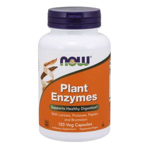 NOW® Foods NOW Plant Enzymes, rastlinné enzýmy, 120 rastlinných kapsúl