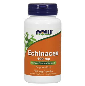 NOW® Foods NOW Echinacea , 400 mg, 100 rastlinných kapsúl
