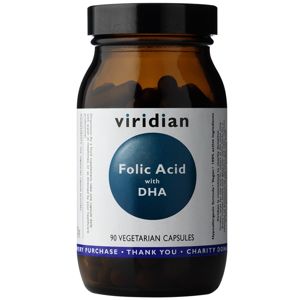 Viridian Folic Acid with DHA 90 kapsúl *CZ-BIO-001 certifikát