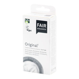 FAIR SQUARED - vegánsky prírodný kondóm - Original Počet ks v balení: 10ks