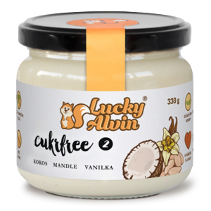 LuckyAlvin CUKRFREE 2 - kokosovo-mandlový krém s vanilkovým extraktem, 200g