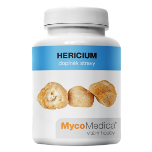 MycoMedica - Hericium (Lion's Mane) v optimální koncentraci, 90 rostlinných kapslí